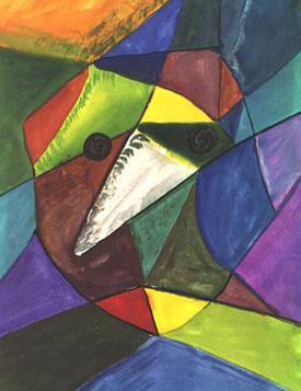 Klee, watercolor painting